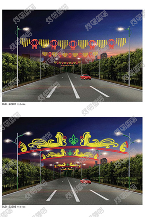 夜景彩灯